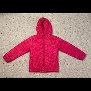 Pink Columbia Puffer Hooded Jacket Size s